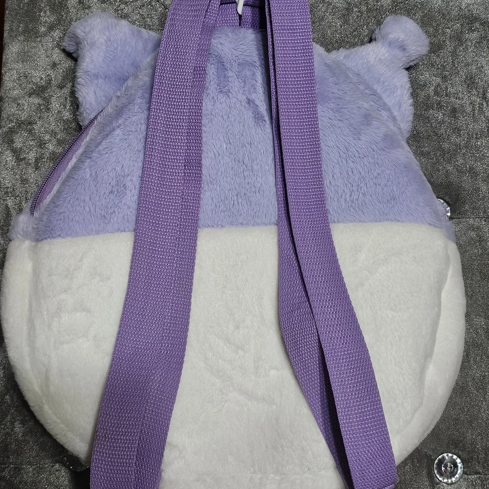 Kuromi Purple Backpack | Cartoons Mini Backpack anime character plush mochi